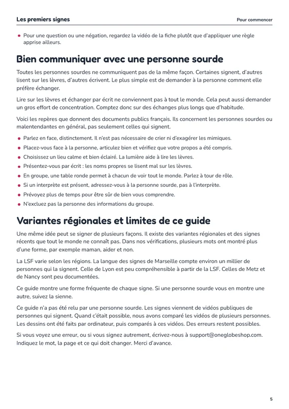 Bien communiquer avec une personne sourde
